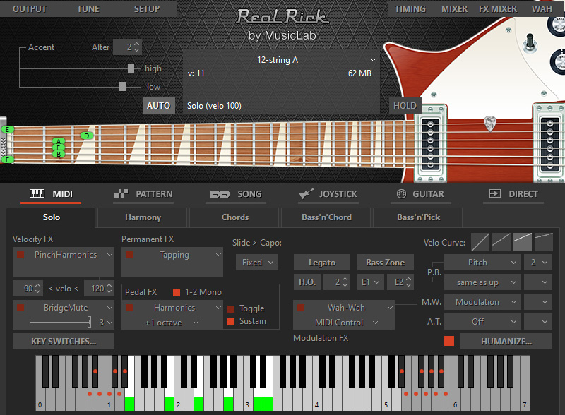 MusicLab RealRick Mac 破解版 电吉他虚拟乐器
